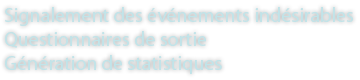 Questionnaire de sortie, signalement des incidents, optimisez votre démarche qualité.